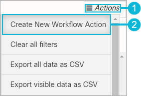 Create a Workflow Action